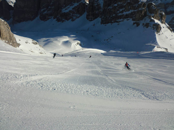 I den tidligere vinter OL by Cortina d´Ampezzo er der gode stejle pister