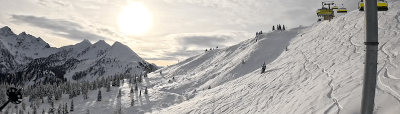 Schladming Dachstein: Melder klar, med en fantastisk snebase