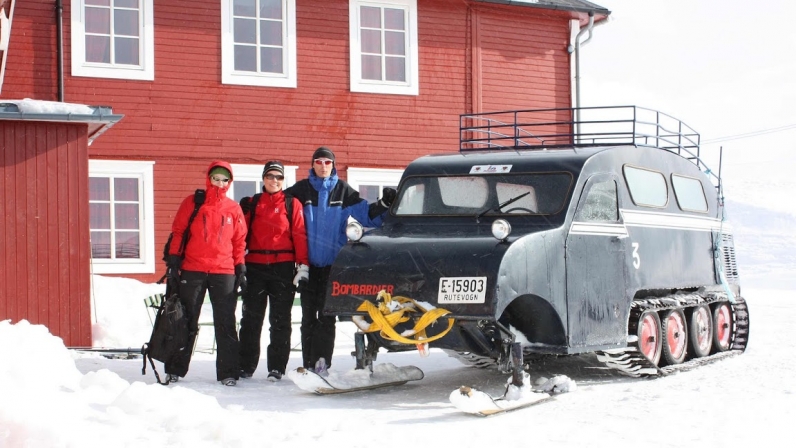 3 generationer på fælles skiferie...