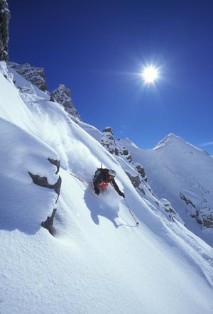 Stå på offpiste i St. Anton