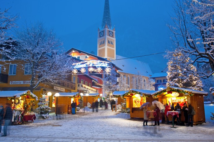 Adventsmarked i Bad Hofgastein. Foto: GASTEINERTAL TOURISMUS GMBH