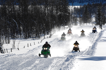 Snescootere i Hemsedal