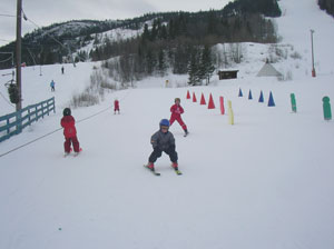 Børn slalom