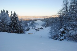 Overset skisportssted tæt på Danmark