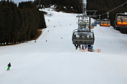 Snestatus fra en skisafari i Kleinarl, Flachauwinkl og Zauchensee. - Billede 1647