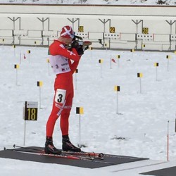 Historisk dansk VM sølvmedalje i skiskydning - Billede 2080