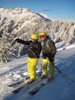 Sæson 2016 på ski som skibums, skiguide el. skiinstruktør