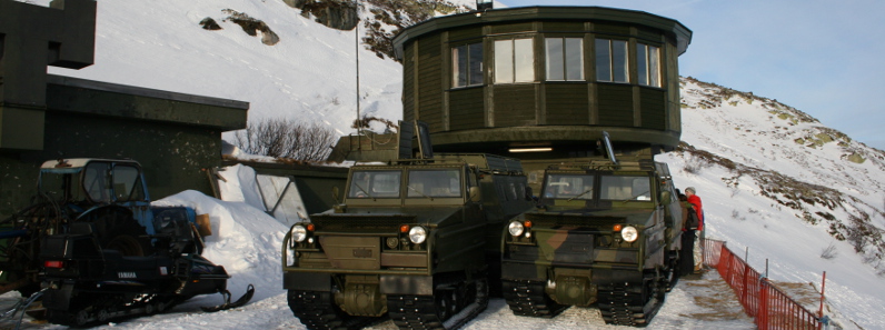 På off piste tur med militærets hemmelige lifter