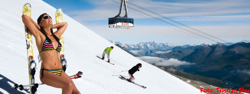 Her kan du stå på ski om sommeren