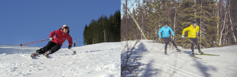 En skiferie med både alpint skiløb og langrend?