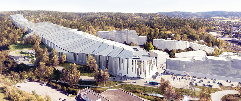Stor indendørs skihal i Oslo åbner i 2020