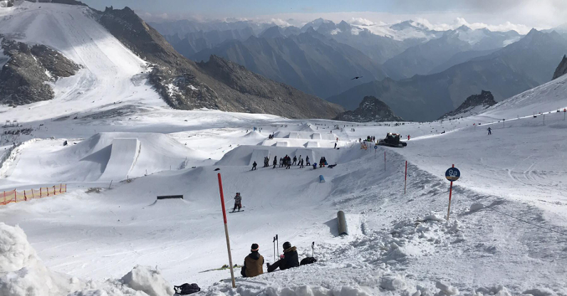 Sådan er forholdene på Hintertux d. 17. okt. 2018