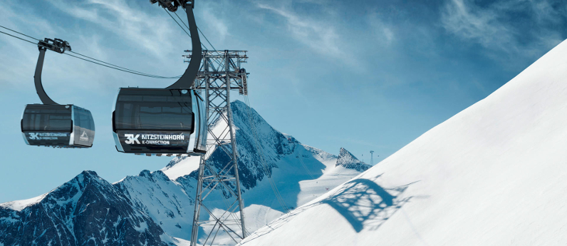 Kæmpe liftforbindelse på 4,3 km i Kaprun / Kitzsteinhorn