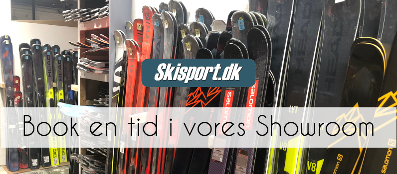 Vejledning og hjælp i Skisport.dks ski og støvle-Showroom