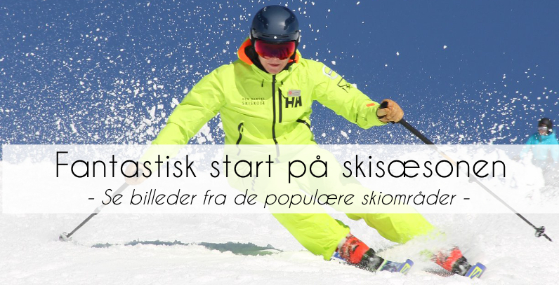 Sneen er væltet ned i november
