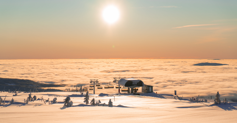 Norge melder om perfekte forhold og fint med sne