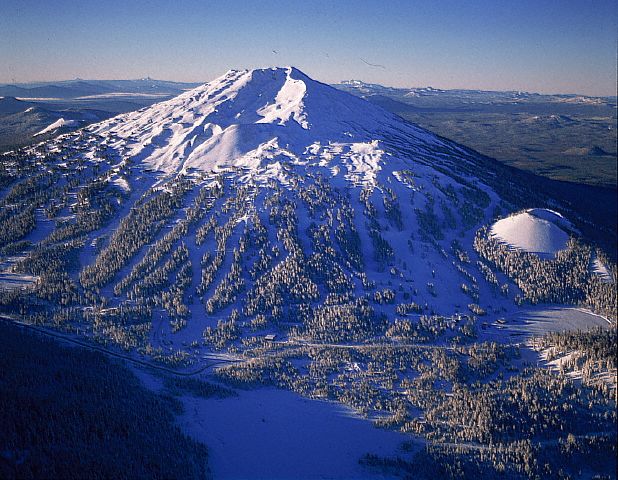 Skiløb på vulkaner i USA