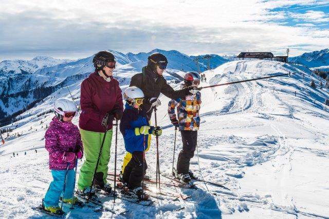 I æggestilling forbi fartmåleren i Ski Juwel Wildschönau Alpbachtal