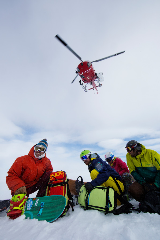 Heli-ski på Island