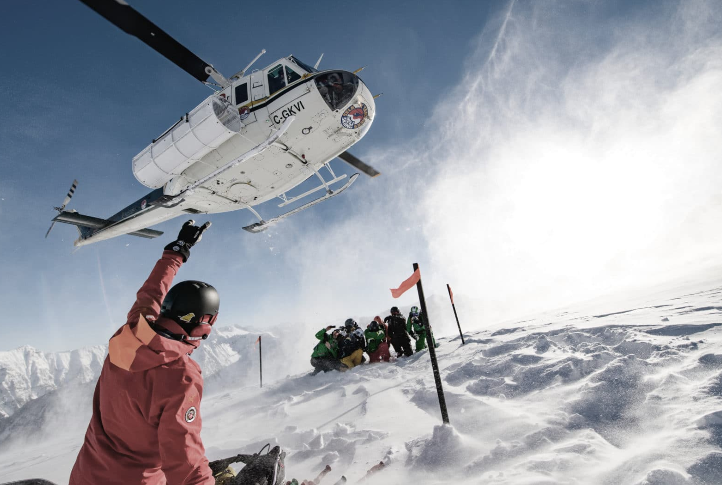 Heli-ski i Canada