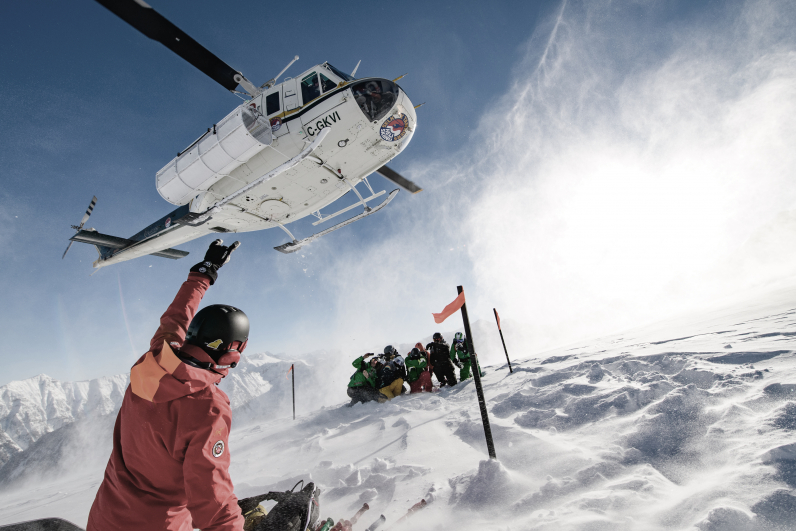 Heli-ski i Canada